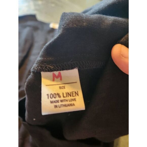 Love and Confuse  RUBY Linen black  Dress sz Medium - Picture 4 of 4